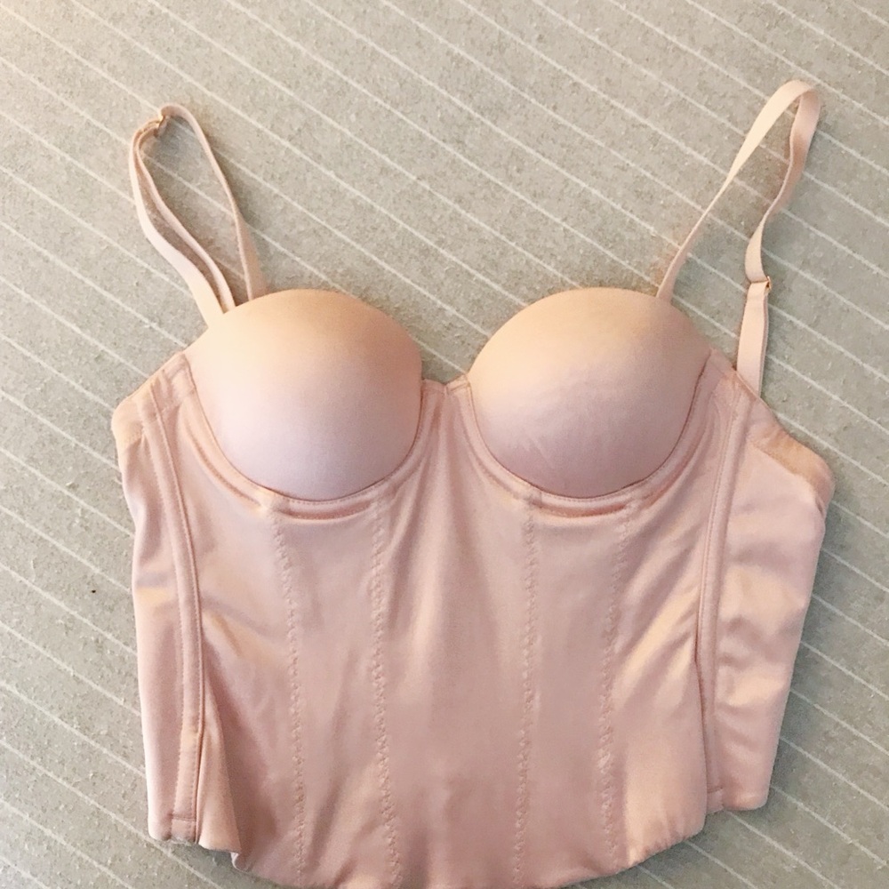 Victoria’s Secret Pink Bustier Top | 34B | NWOT